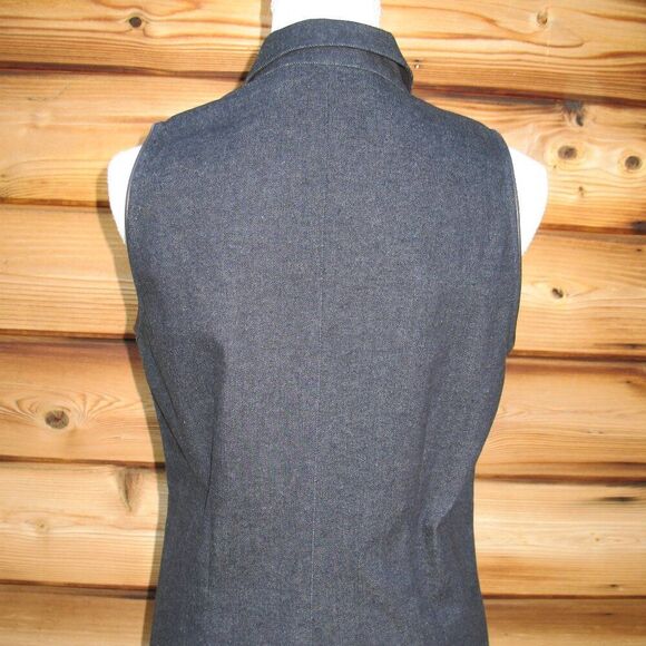 Ralph Lauren Black Label Sleeveless Stretch Denim Sheath Dress - Picture 6 of 9